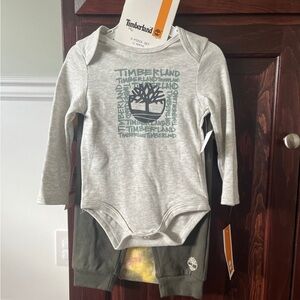 Timberland 3-piece set, 12 month Boy Clothing